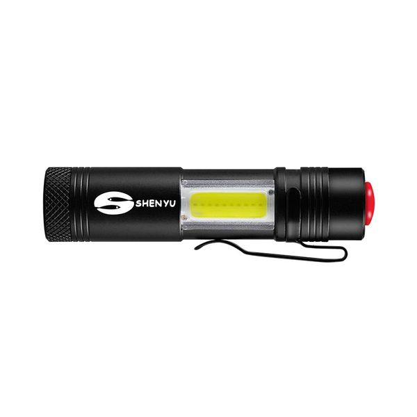 

shenyu cob mini penlight cree led light portable cree q5 led flashlight 4 mode focus torch portable strobe lamp lantern aa 14500 bbyiqh