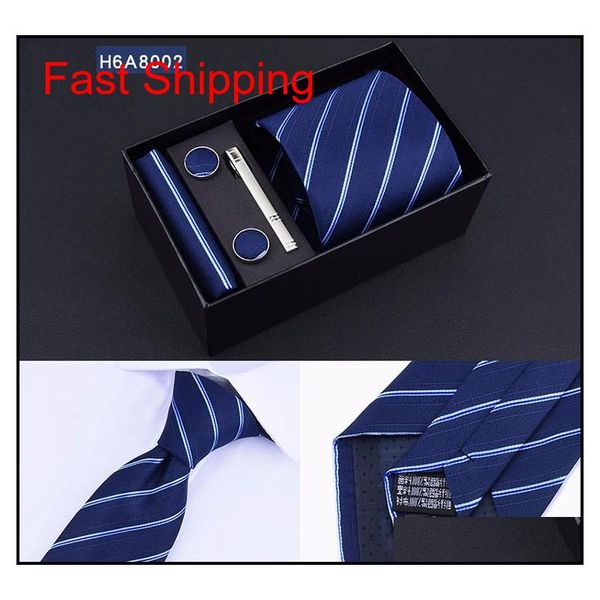 

men necktie set 8cm pocket square sleeve button tie clip hanky neckwear and handkerchief set necktie cuf qyllqd bde_home, Black;blue