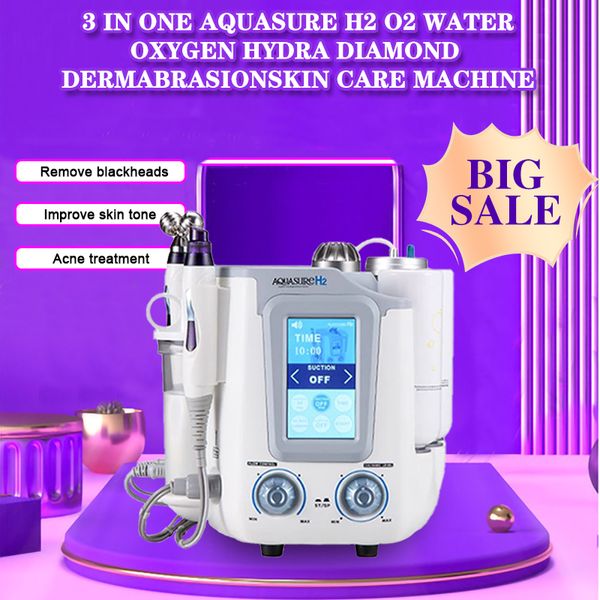 

6 in 1 hydrafacial aquasure h2 deep cleansing ultrasonic portable machine for salon and home