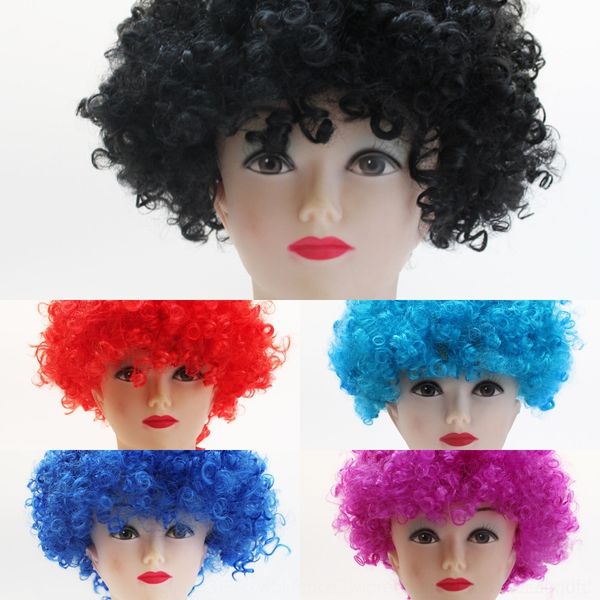 

wxsjq halloween clown funny performance wig colorful explosion head prop performance children's colorful wig set props headdress ilw40
