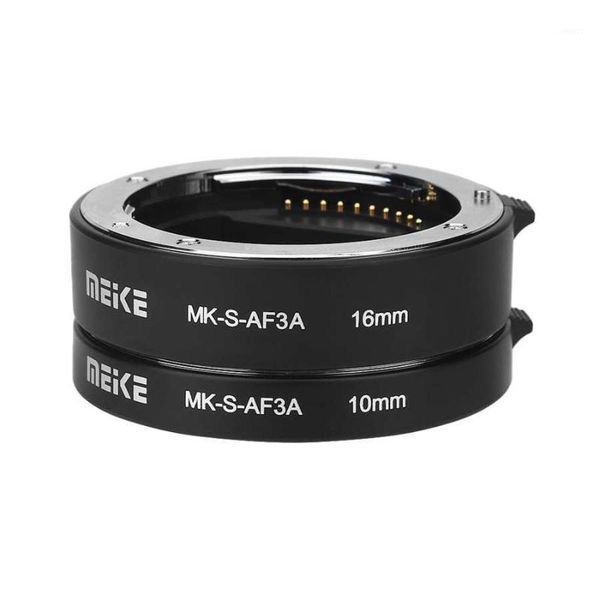 

lens adapters & mounts meike -s-af3a auto focus macro extension tube 10mm 16mm for e-mount fe-mount a7 nex-f3 nex-6 nex-7 nex-5t a6300 a6500