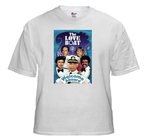 

new cotton 1970s 80s tv comedy the love boat hoodie designers t shirts sweatshirt