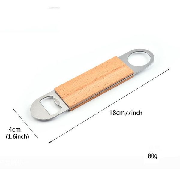 

stainless steel wooden handle opener hanging wine beer bottle openers durable beverage beer corkscrew bar kitchen w jlldhw fight2010