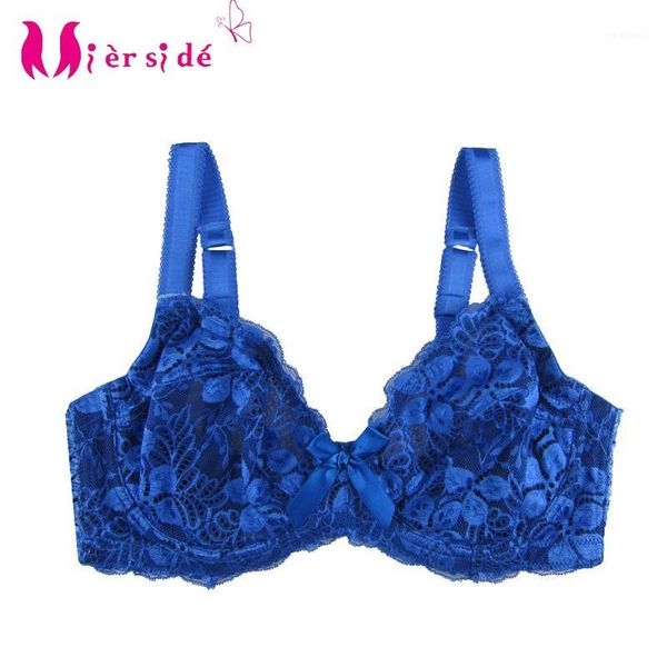

bras mierside zbw015 big bra single breathable unlined floral lace women nylon push up bralette summer style 32-40c d e f dd ddd1, Red;black