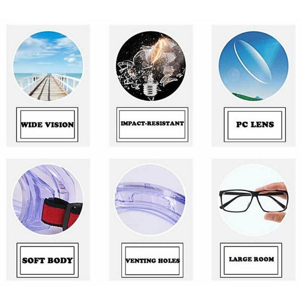 

fully safety clearlens enclosed work glasses eye lens goggles motorcycle accessories