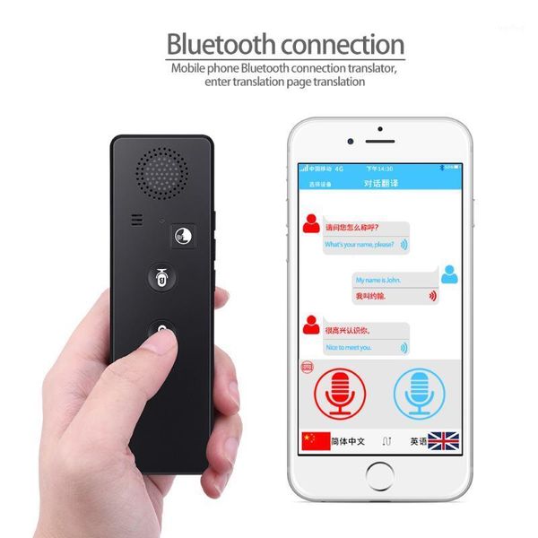 

smart translator t3 portable mini wireless 40 languages two-way real time instant voice app bluetooth multi-language1