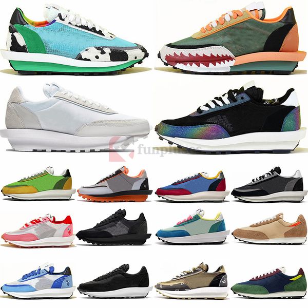 

2021 pegasus waffle ldv nylon white black chunky dunky lovers women mens running shoes undercover daybreak sports trainers sneakers 36-45