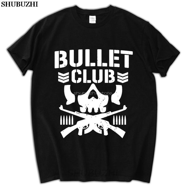 

sport male present fashion bullet club new japan pro wrestling t shirt casual short sleeve shirt tee fashion cotton t-shirts sbz5180