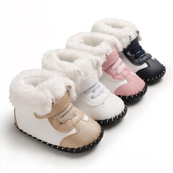 

first walkers winter boots sweet princess born baby girls soft sole infant footwear toddler kids girl shoes