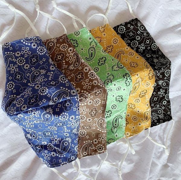 

luxury face adjustable washable mask design adults dustproof sunproof mouth-muffle cover reusable breathable cotton masks d72103