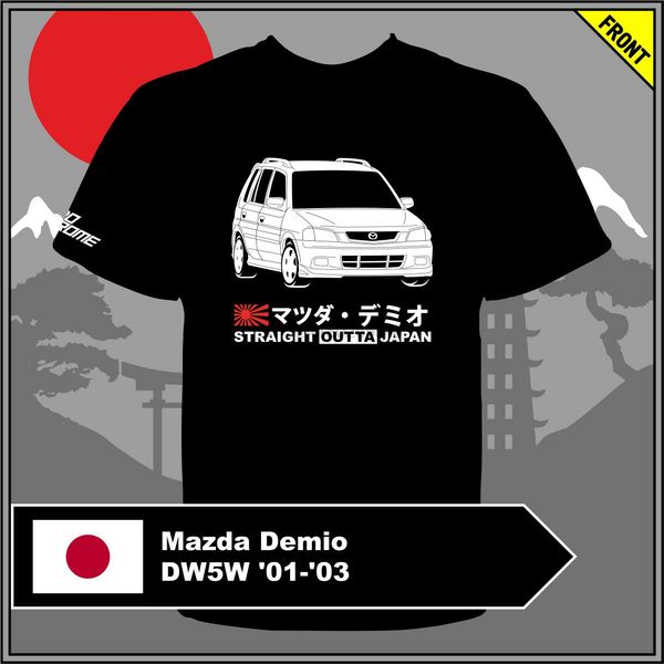 

t-shirt mazda demio dw5w 01-03 sport hooded sweatshirt hoodie