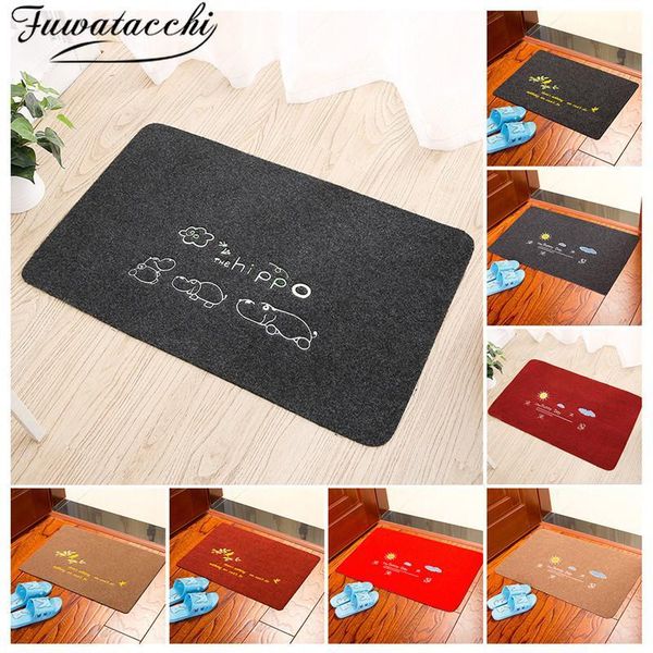 

fuwatacchi kitchen mat parlor bath carpet home entrance doormat tapete absorbent living room floor mats modern kitchen carpets1