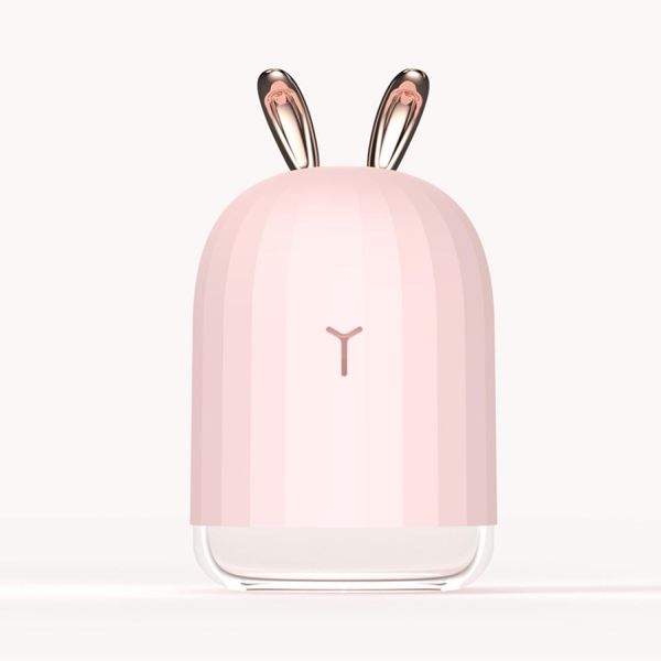 

3life-318 2w cute rabbit usb mini humidifier diffuser aroma mist nebulizer with led night light for office home bedroom capacity 220ml dc 5