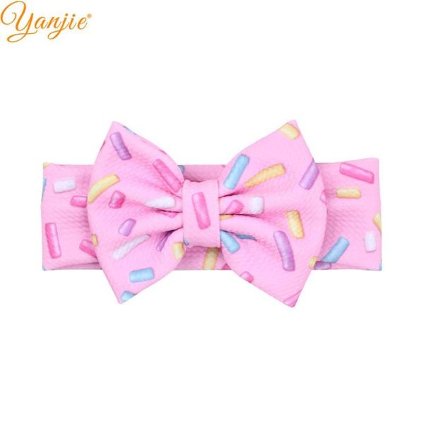 

hair accessories 2021 arrival waffle print headband 5" soft elastic bows hairband kids mujer headwear gift boutique, Slivery;white
