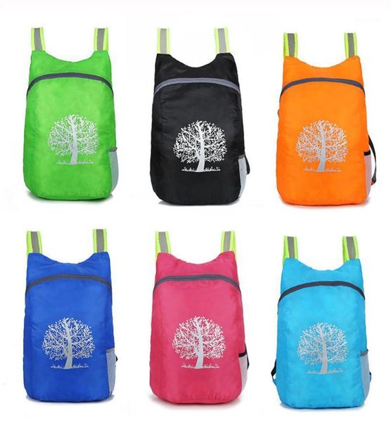 

outdoor bags hiking camping backpack durable folding packable lightweight travel mountaineering daypack adjustable straps handbag1