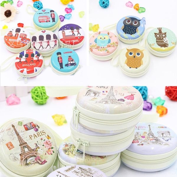 

5ycz color coin printing oxford waterproof min mix purses, Silver