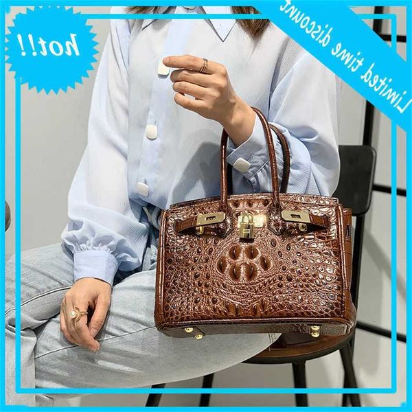 

maidudu women's 2020 new fashion large capacity crocodile bag