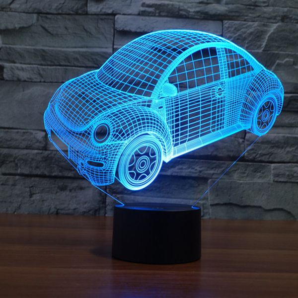 

2021 new brinquedos com luzes beetle car lighting led lamp night light oz5z