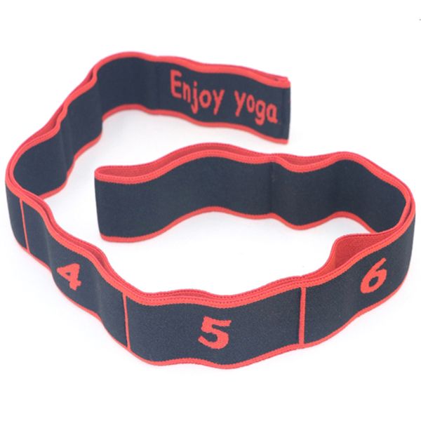 

elastic yoga stretch strap latex latin dance band split stretching toughness training fitness tool
