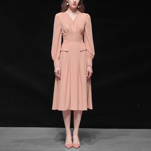 

luxury women long sleeves, ladies'dresses office ladies dressed in evening gowns, long, pink, korean ukienki. imz7, Black;gray