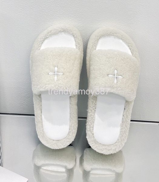 

slippers wool slippers wool winter fashion wear thick soled stars with home warm for women, Black