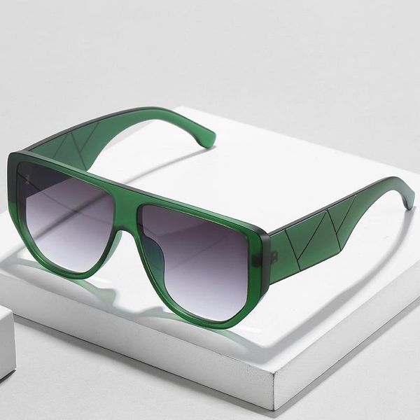 

sunglasses 2021 style women trendy polygonal irregular big frame men ins fashion, White;black