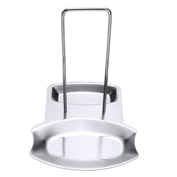 

stainless steel pan lid rack stand spoon holder stove organizer home storage soup spoon rests kitchen tools wmtbbc bdesybag