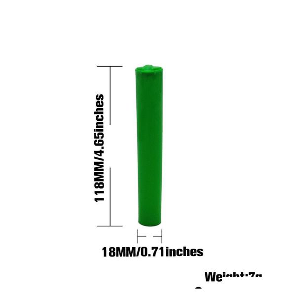 

116mm/4.57 tube doob vial waterproof airtight pill box smell proof odor sealing herb/spice container storage case rolli qyliam bwkf