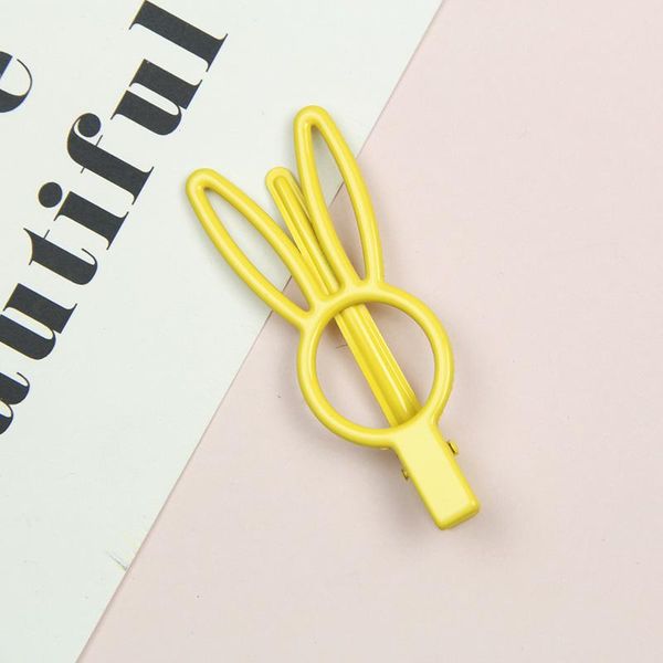 

rabbit duckbill hair clip cute hair accessories for baby girl kids matte paint bobby pin baby jewelry duckbill clip 7cm barrette wmtpwp, Black;brown