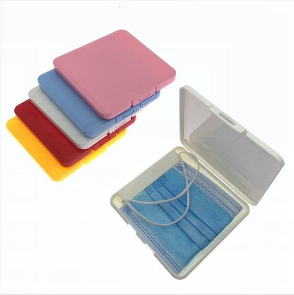 

shield dust portable moisture proof box container disposable face mouth cover holder mask storage case ljjp324