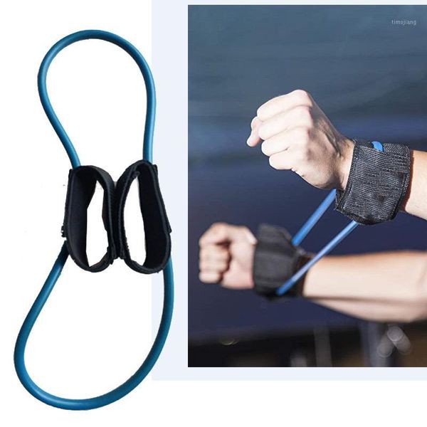 

latex tension ring muscle training rally chest expander arm strength exerciser elastic pull rope portable yoga fitness equipment1
