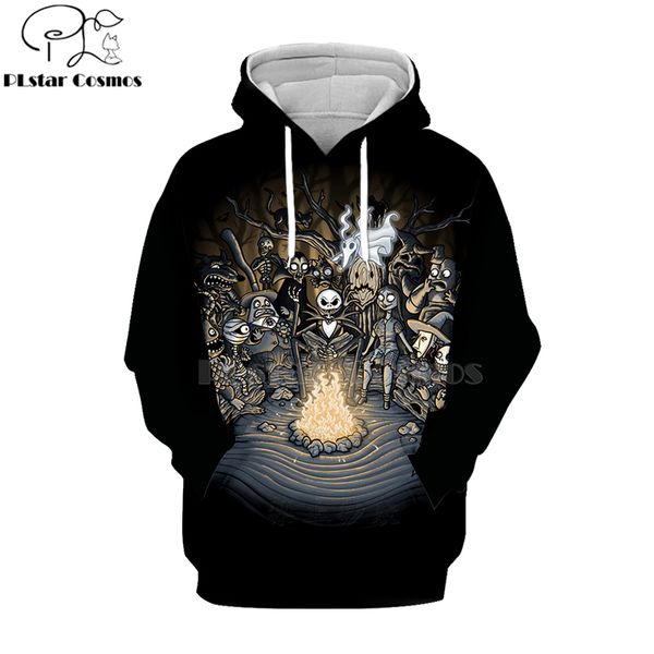 

winter 3d plstar jack skellington cosmos hoodies/sweatshirt nightmare christmas before halloween streetwear-8, Black