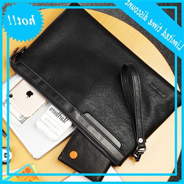 

wallet casual pu long trendy men's handbag fashion envelope hand bag