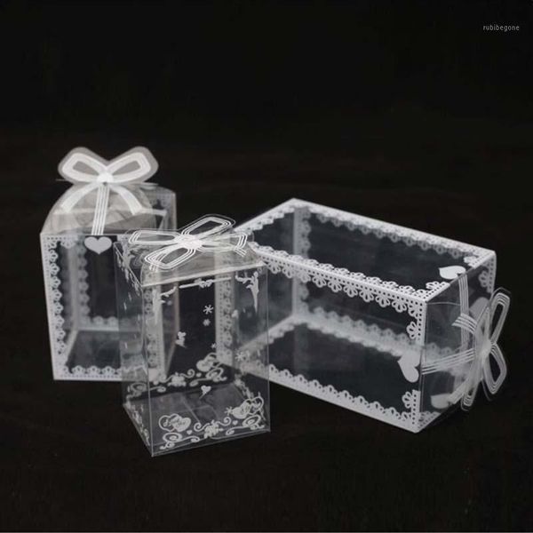 

gift wrap 50 pcs gifts packing box party/wedding bags,cake/chocolates/candy bags stand up clear pvc window seal boxes1