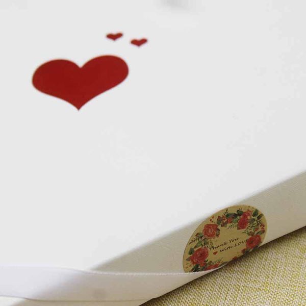 

5pc diy red heart jewelry packing box red kraft white big gift package box wedding favors candy things decoration box bbyclj lipper
