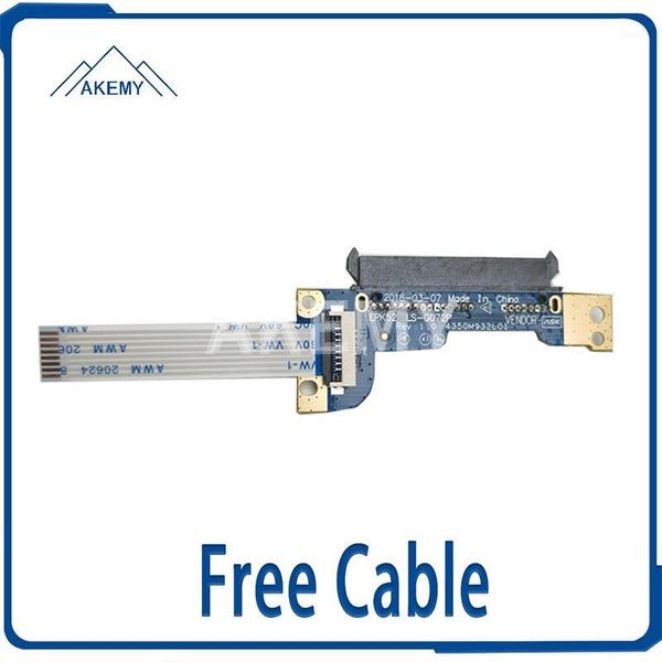 

computer cables & connectors akemy original for 15-da 15-db hdd hard drive connector cable board ls-g072p 435om932l01 8pin 100% tested free