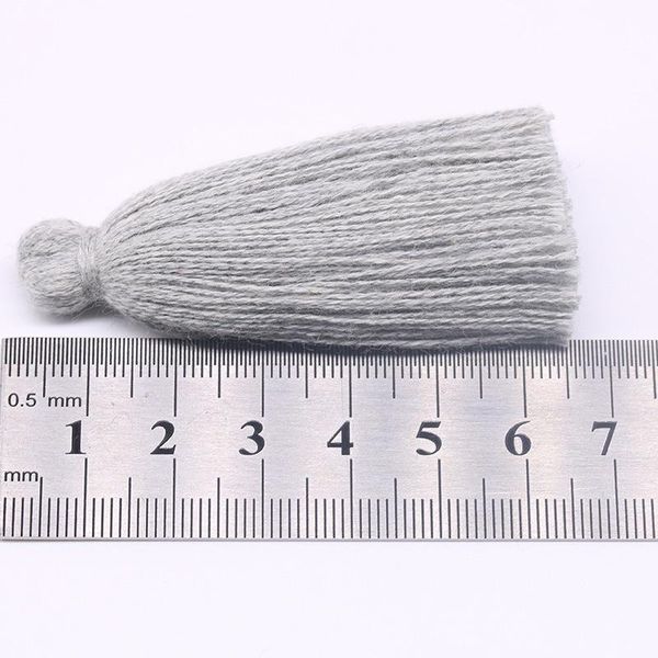 

20pc 6cm mini pure cotton tassels diy home textile curtain clothing pendant tassel crafts handmade making tassels fabric decor h jllddc