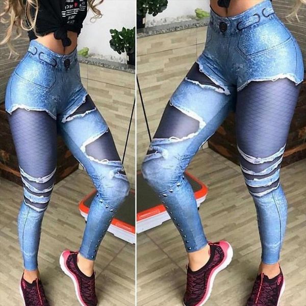 

women printed leggings fitness sports gym running athletic pants female elastic athletic leggins drop shipping good quality, Black