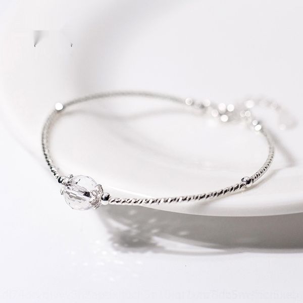 

prdja браслет серебряный автомобиль цветок труба вырезать белый кристалл ремень s925 diy браслет braceletkorean сладкий протянутая рука diy, Golden;silver