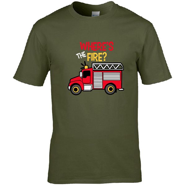 

printed fire engine fire truck fireman firetruck men gift crew neck kawaii solid color pop tee hoodie designers t shirts sweatshirt