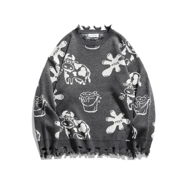 

2021 new style autumn in fashion vintage couple's sweater yso6, White;black