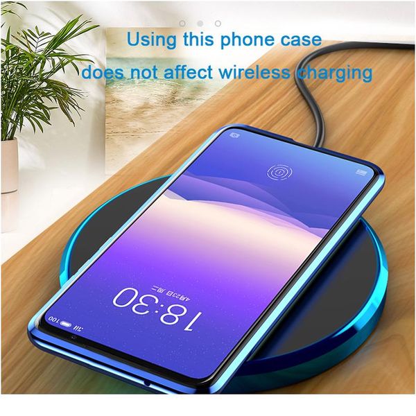 

360 double side tempered glass magnetic case for oppo realme 6i 5i 6 5 pro c3 xt reno 2 wmtrhl