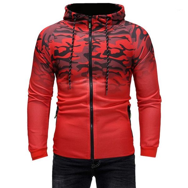 

heflashor men 2 pieces set fashion camouflage printed mens tracksuit autumn casual hooded sweatshirt drawstring slim pants suit1, Gray