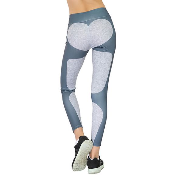 

women yoga pants sport leggings gym tight trouser elastic fitness workout running pant fitness shape, Black