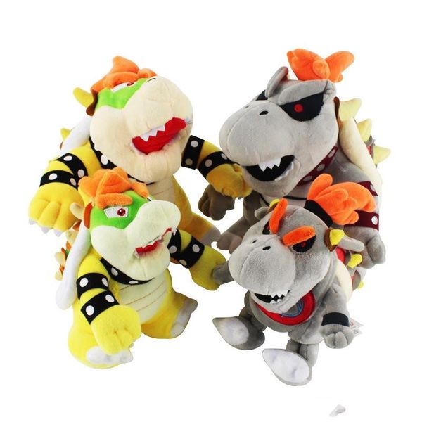 

18-25cm koopa bowser plush cartoon doll toys game maro bros luigi figure plush doll toy cute cotton soft stuffed gift