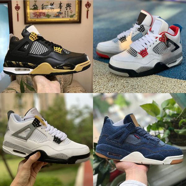 

jumpman black 4 shoes 4s basketball cat rasta neon metallic purple red what the mens trainers sneakers sports outdoor shoes