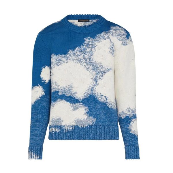

men's clouds sweater v the new 2020 l-coat, White;black
