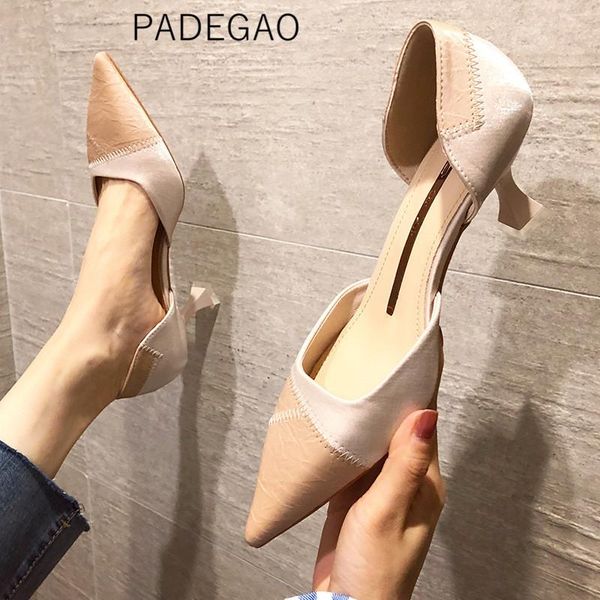 

сладкие сексуальные женщины shallow pumps 2020 повседневные нескользкую на высоких каблуках обувь основные смешанные цвета насосы, Black