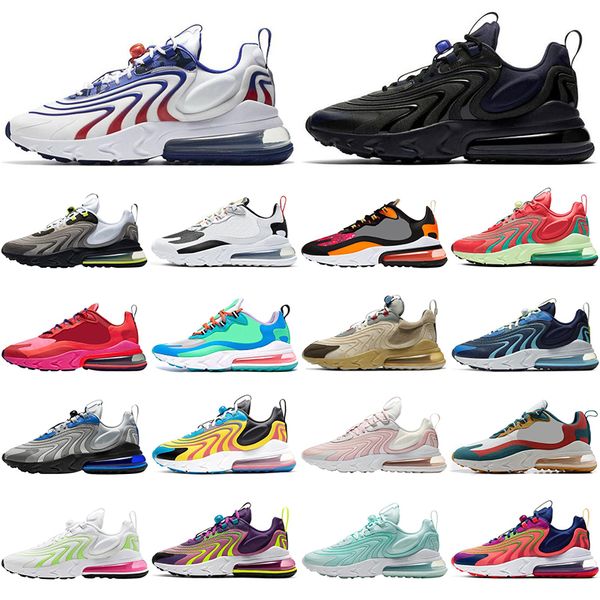 

wholesale react running shoes for men women midnight turquois multi gum neon black sapphire comfortable mens trainers sports sneakers 5.5-11, White;red