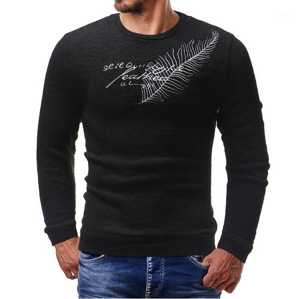 

men's o-neck cotton men pullover autumn winter warm thick letter slim fit long sleeve clothes knitted casual male sweater pull1, White;black